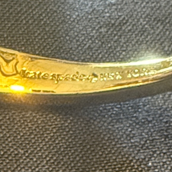 Kate Spade Gold Cuff with Red Details - Picture 7 of 7